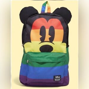 Disney Loungefly Mickey Backpack - Rainbow Pride 2018 Edition